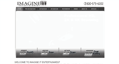 Desktop Screenshot of imagine-it-entertainment.com